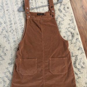 Corduroy Overall Dress